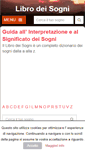 Mobile Screenshot of librodeisogni.net
